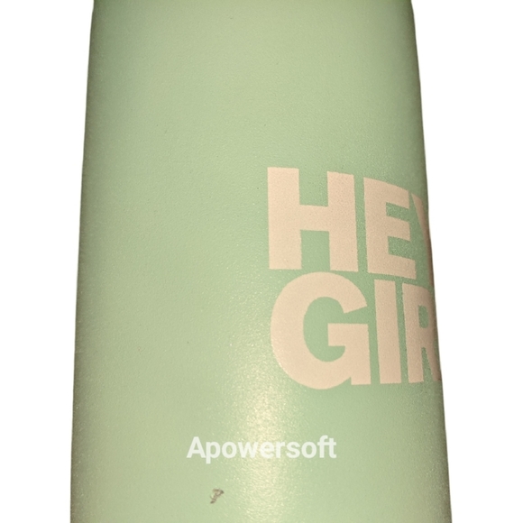 Hey Girl Mint Green Thermos- Vacuum Insulated Bottle - Picture 6 of 6